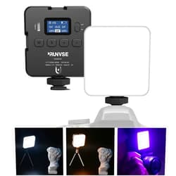 RUNVSE RGB Video Light,Portable 0.96