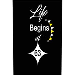 By Wakula Publishing (Author) Life Begins at 63: funny and cute blank lined journal Notebook,Diary,planner Happy 63rd sixty-third Birthday Gift for sixty three year old daughter, son,boyfriend,girlfriend,men,women,wife and husband