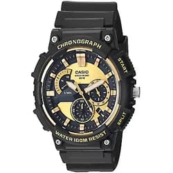 Casio Men's Retrograde Quartz Watch with Resin Strap, Black, 20 (Model: MCW-200H-9AVCF)