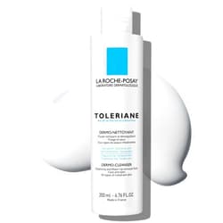 La Roche-Posay Toleriane Dermo Face Cleanser for Face & Eyes, Gentle Face Wash and Makeup Remover, Milky Texture, Fragrance Free, Preservative Free