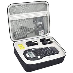 PAIYULE Case Compatible with DYMO Label Maker LabelManager 160/280 Portable Label Maker, Tag Printer Storage Organizer for AC Adapter, Tape Cartirdges and More Accessories(Box Only) Gray