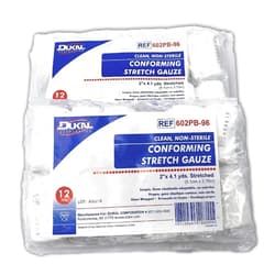 Alitaver FirstAidGlobal.com Conforming Stretch Gauze, 2-Inch x 4.1-Yards, 24-Rolls, Individually Wrapped, 24 Count (Pack of 2)