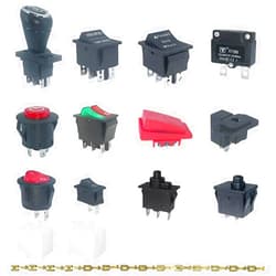 JRRXM 14PCS Set of Switch Kit for Power Wheels Kid's Ride on Toys Replacement Parts, Foot Pedal/Forward Stop Backward Shift/Push Button Power Supply/Reverse Handle Gear/High&Low Speed/Charging Port/Fuse