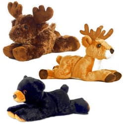 Aurora Bundle Deer Maxamoose and Black Bear Woodland Forest Mini Flopsies