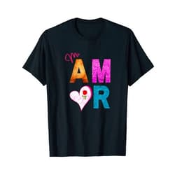 Flower Heart One True Love Forever And Always Mi Amor Flower Heart One True Love Forever and Always Rose T-Shirt