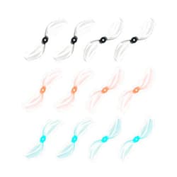 BETAFPV Gemfan 12pcs 45mm 2-Blade Propeller with 1.5mm Shaft Hole Compatible for RC FPV Whoop Drone for Freestyle like Pavo Pico Meteor75 Pro Whoop Drone Quadcopter with 1102 Brushless Motors
