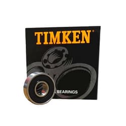 Timken 608-2RS (2 Pack) Radial/Deep Groove Ball Bearing - Straight Bore, 8 mm ID, 22 mm OD, 7 mm Width, Double Sealed, Without Snap Ring
