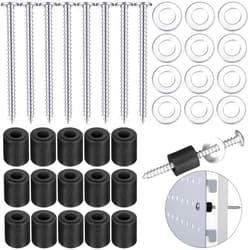 Hotop Pegboard Spacers Mounting Kit, Magnetic Pegboard Includes Screws, Spacers and Washers for 1/8-Inch and 1/4-Inch Pegboard