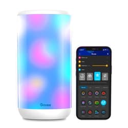 Govee RGBIC Table Lamp, Smart Lamp Work with Alexa, LED Lamp with Music Sync and 43 Scene Modes, Color Changing Lamp for Bedroom Decor, Dimmable Night Light (Corded Electric)