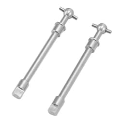 RiToEasysports RC Front Axle Drive Shaft, Stainless Steel Front Axle Drive Shaft Replacement for Axial SCX24 1/24 RC Crawler Car Upgrade Parts Accessory