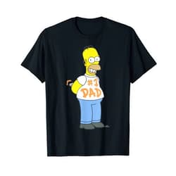 The Simpsons Homer Number 1 Dad Father's Day V2 T-Shirt