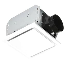 Homewerks Worldwide Homewerks 7140-50 Bathroom Fan Ceiling Mount Exhaust Ventilation, 1.0 Sones, 50 CFM, White