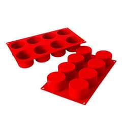 Silikomart Silicone Classic Collection Mold Shapes, Cylinder, Extra Large