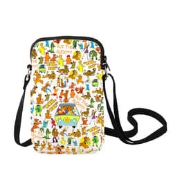LEVLO Cartoon Dog & Shaggy Crossbody Bag Dog Movie Fans Gift Mistery Machine Shoulder Bag Jinkies & Zoinks Fans Merchandise