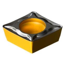Sandvik Coromant, CPMT 3(2.5)2-UM 4325, CoroTurn 111 Insert for Turning, Carbide, Diamond 80°, Neutral Cut, 4325 Grade, Ti(C,N)+Al2O3+TiN, Inveio™ Coating Technology (Pack of 10)