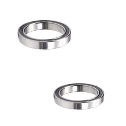 Bettomshin 2Pcs Inner Dia 20mm 6704-2RS Deep Groove Ball Bearing 20x27x4mm Outer Dia 27mm Thickness 4mm Double Sealed GCr15 P0 Z1 Deep Groove Rolling Bearings