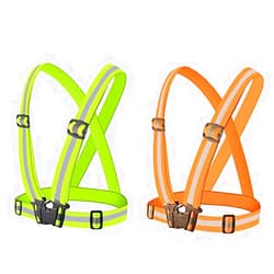 ONESWI Reflective Vest Running Gear Ultralight Runner Safety Vest, High Visibility Adjustable Reflective Safety Vest for Night Cycling,Hiking, Jogging,Dog Walking (2Pcs Black) …