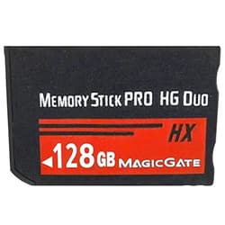 WQDMKE MS 128GB High Speed Memory Stick Pro-HG Duo (HX) for PSP Accessories/Camera Memory Cards