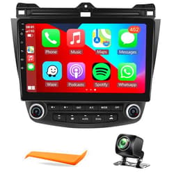 Podofo for Honda Accord 7th 2003-2007 Android Car Stereo with Wireless Carplay/Android Auto 10.1