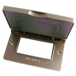 Greenfield Made in The U.S.A. CGFIHBRS Series Weatherproof Electrical Outlet Box Cover, Bronze