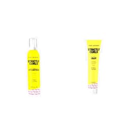 Marc Anthony Strictly Curl Enhancing Styling Foam, Extra Hold - Vitamin E & Curl Envy Cream - Defining Cream Softens Coarse Curls