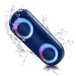 NOTABRICK Bluetooth Speakers, Portable Speakers Bluetooth Wireless(100FT Range) with 30W Loud Stereo Sound, IPX7 Waterproof Shower Speakers, RGB Multi-Colors Rhythm Lights, 1000mins Playtime for Indoor&Outdoor