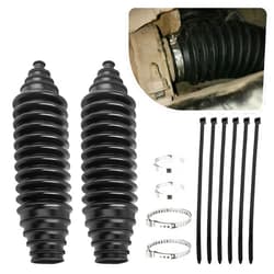Wedfish Car Rack and Pinion Boot Steering Rack Boot Tool Kit,Dustproof Silicone Inner Tie Rod Boot Set with Rack and Pinion Bellow Cable Ties and Clamps,Professional Car Accessories