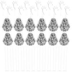 Sosation 36 Pcs Team Spirit Accessories, Cheerleading Pom Poms Hand Clappers Party Favors and Thunder Sticks Noise Makers for Sporting Events Football Baseball Cheering Essentials
