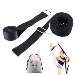 ABUNRO Adjustable Leg Stretcher Lengthen Ballet Stretch Band - Easy Install on Door Flexibility Stretching Leg Strap Great Trainer Stretching Training for Ballet, Dance, MMA, Taekwondo and Gymnastics