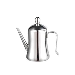 IMEEA 1 Quart Large Olive Oil Dispenser Bottle SUS304 Stainless Steel Oil Dispenser with Drip Free Spout