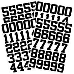 Epakh 102 Pcs Sports Helmet Numbers Sticker 1.25 Inch Vinyl Helmet Numbers Decals Self Adhesive Hockey Helmet Stickers for Baseball, Hockey, Football, Lacrosse, Batting