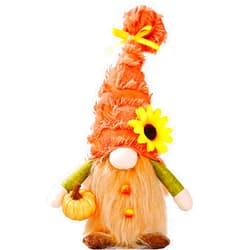 Axdt Fall Decorations Gnomes Fall Decorations Home Thanksgiving Decorations Farmhouse Scandinavian Fall Pumpkin Decorations Fall Faceless Plush (Pink)