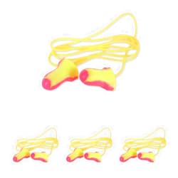 Howard Leight LL-30 Laser Lite Disposable Foam Corded Earplugs, Polyurethane Foam, One Size, Pink/Yellow (Pack of 400)
