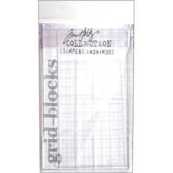 Stampers Anonymous GBXL Tim Holtz 9-Piece Acrylic Grid Block Set