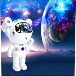 VMDNODE Astronaut Star Galaxy Projector Night Light,Nebula Ceiling Projector with Timer and Remote,360° Adjustable Space Buddy for Kids Adults Gaming Bedroom Decor