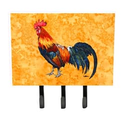 Caroline's Treasures 8651TH68 Rooster Leash or Key Holder, Large, Multicolor