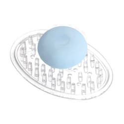 InterDesign iDesign Plastic Soap Saver, Holder Tray for Bathroom Counter, Shower, Kitchen, 0.75 in. x 3.25 in. x 4.75 in., Clear