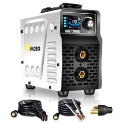S SIMDER SSIMDER Mini Stick Welder Machine 110v/220v 130A 2 In 1 Stick/ARC/LIFT TIG Welding Machine Mini Portable ARC200S Welder Machine Hot Start Anti-Stick ARC/TIG Welder with Smart LCD IGBT Digital Welder