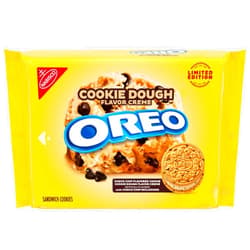 OREO Cookie Dough Creme Sandwich Cookies, Limited Edition, 10.68 oz