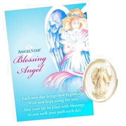 Angelstar 8707 Blessing Angel Worry Stone, 1-1/2