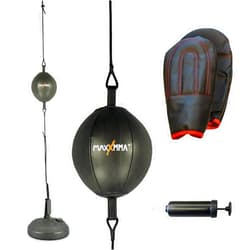 MaxxMMA Double End Striking Punching Bag Kit
