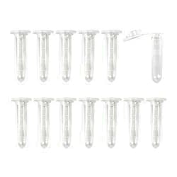 XIPEGPA Centrifuge Tubes 200 Pack 2ml Polypropylene Clear Graduated Mirco Test Tubes with Snap Cap for Sample Storage Container No-Leak