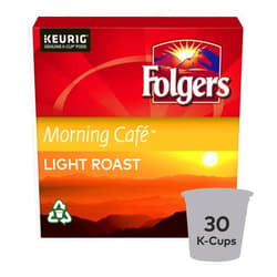 Folgers Morning Café K-Cup Coffee Pods 30 K-Cup Pods