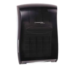 Kimberly-Clark Kimberly Clark Professional Universal Folded Paper Towel Dispenser (09905), for Kleenex and Scott Brand Multifold and C-fold, 13.3” x, 5.9” x 18.9”, Smoke (Black)