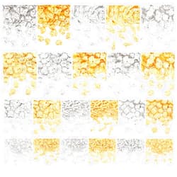 OLYCRAFT 2200Pcs Ocean Themed Resin Filler Alloy Resin Filling Crafts Nail Art Decoration Accessories for Jewelry Making - Golden & Silver