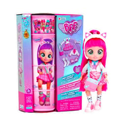 BFF BY CRY BABIES Cry Babies BFF Daisy Fashion Doll with 9+ Surprises Including Outfit and Accessories for Fashion Toy, Girls and Boys Ages 4 and Up, 7.8 Inch Doll, Multicolor