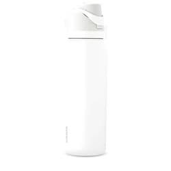 Owala FreeSip Insulated Stainless Steel Water Bottle with Straw for Sports and Travel, BPA-Free, 40-Ounce, Shy Marshmallow 40-Ounce 40-Ounce