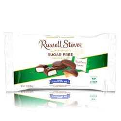 Russell Stover Sugar-Free Dark Chocolate Mix, 10 Ounce Candy, Individually Wrapped Bars, Sweetened with Stevia