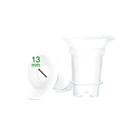 Maymom 13mm Maymom Flange Inserts (Long) Compatible with Freemie 25mm Flanges; Compatible with 24mm Medela PersonalFit Flange, Spectra 24mm Flange, Willow Willow Go 24 mm Cup, 2pc/pk