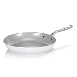 TECHEF - CeraTerra Ceramic Nonstick Frying Pan Skillet, (PTFE, PFAS, and PFOA Free), Dishwasher Oven Safe, Stainless Steel Handle, Induction-Ready, Made in Korea (12-in)